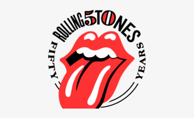 Rolling Stones 50 Years Logo, transparent png #1660017