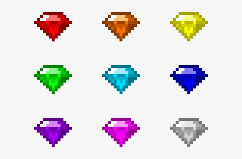 Chaos Emeralds All 9 Chaos Emeralds Free Transparent Png Download Pngkey