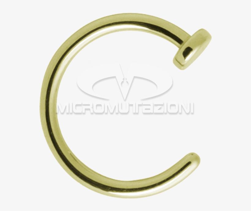 Zirconline® Open Nose Ring Nose Studs & Rings - Wildcat. A Rosé Gold Coloured Open Nose Ring Piercing., transparent png #1660241