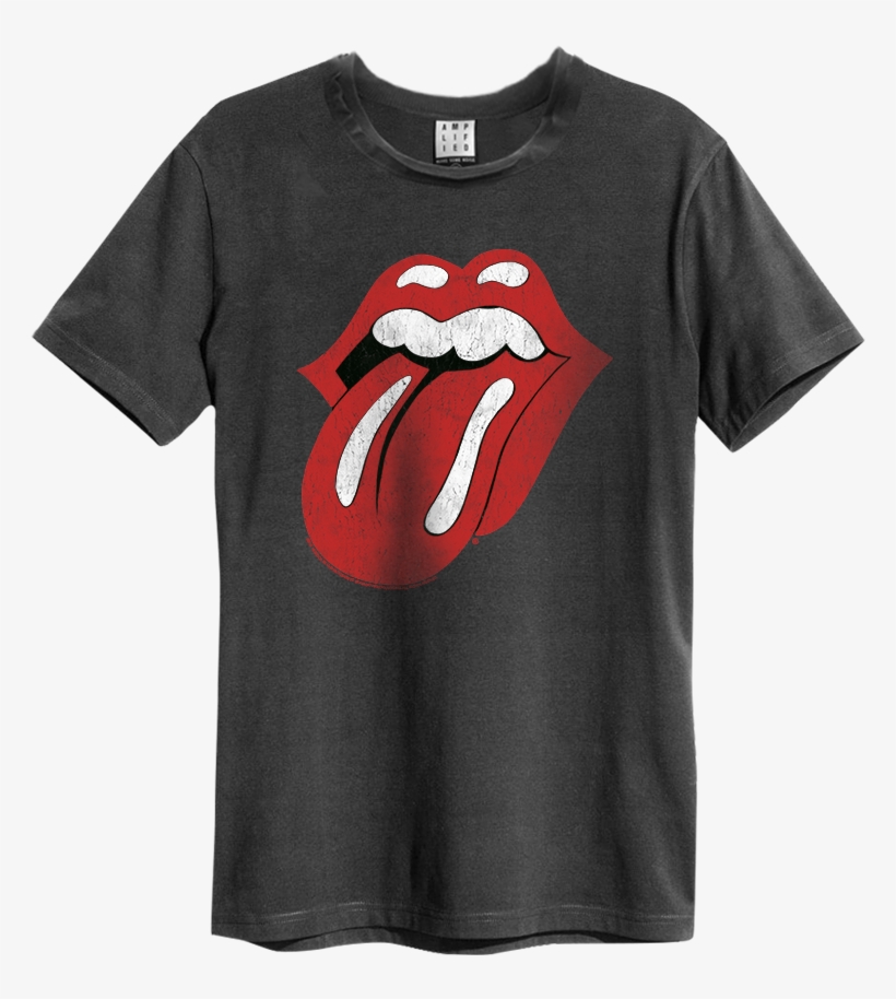 The Rolling Stones Tongue Era Charcoal, transparent png #1660292