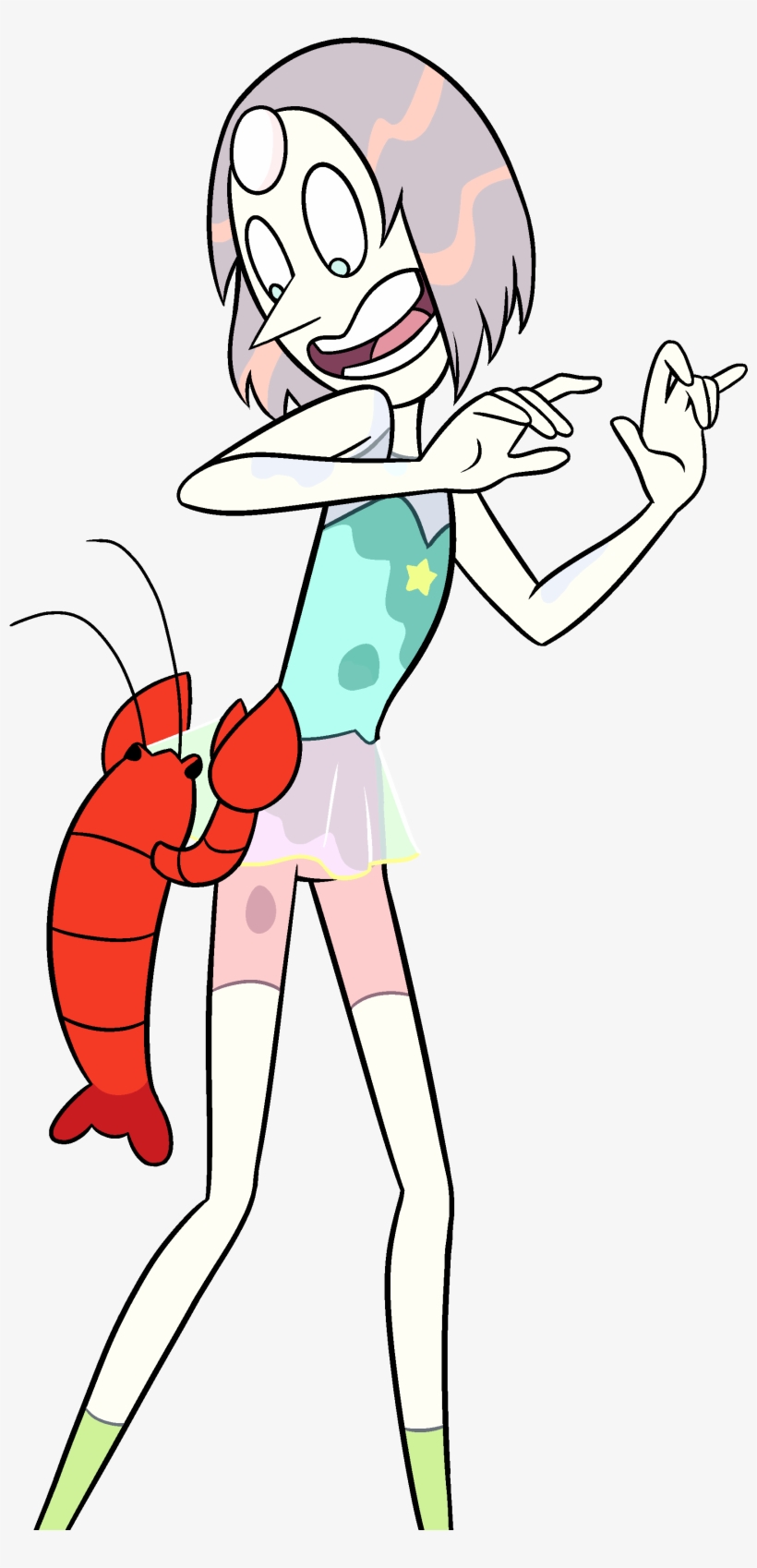 Debut Pearl Butt Lobster By Lenhi - Perla Butt Steven Universe, transparent png #1660533