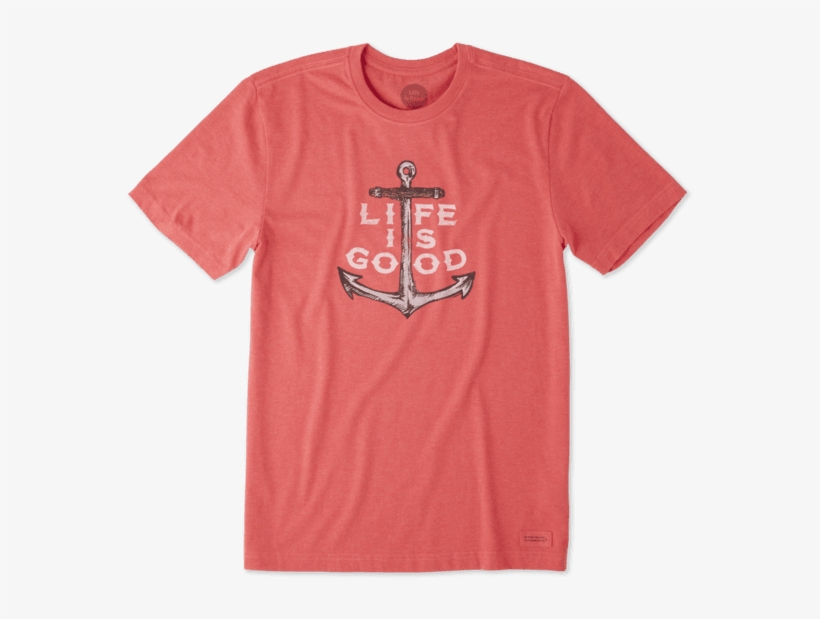 Men's Nautical Anchor Crusher Tee - Dri-fit, transparent png #1660620