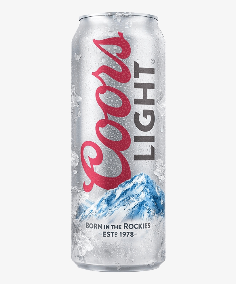 Coors Light - Coors Light Beer Can, transparent png #1660780