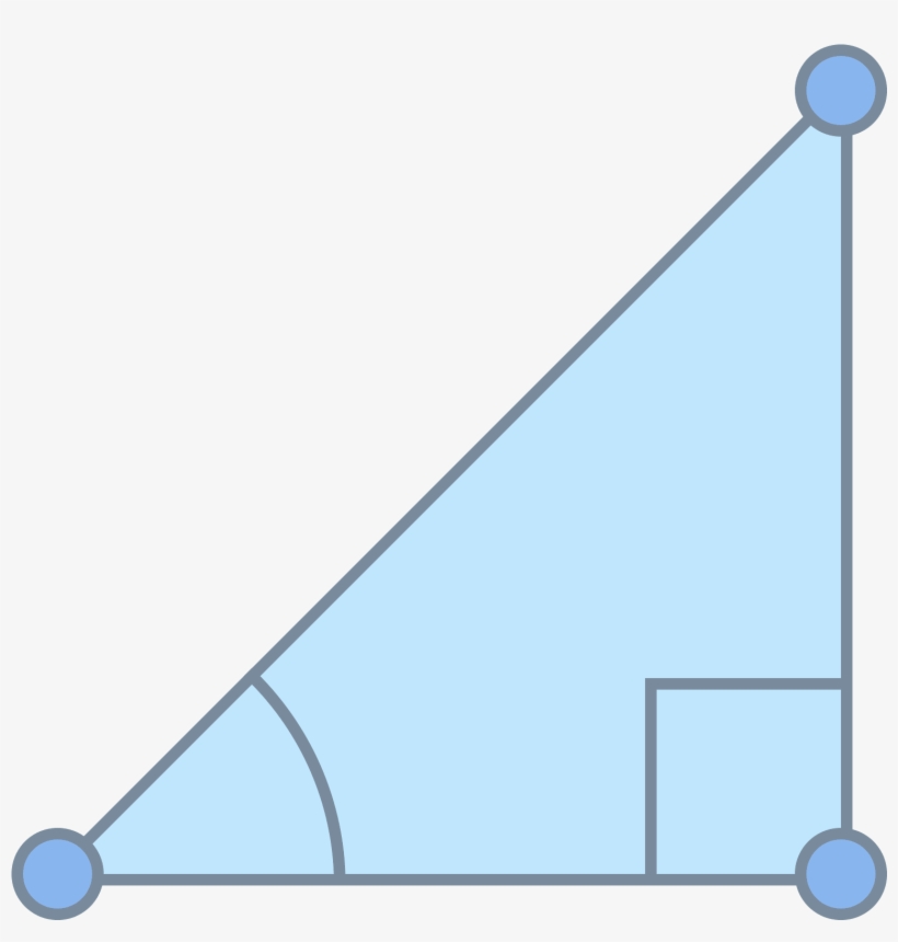 It Is A Right Triangle With The Base On The Bottom - Trigonometry, transparent png #1661000
