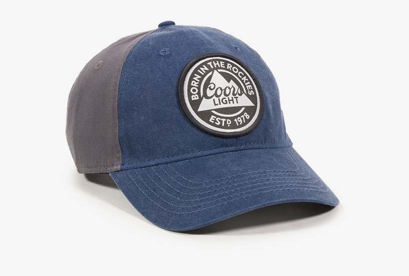 Coors Light Navy/grey Dad Hat - Coors Light Recycled Beer Bottle Cap Fish Hook Earrings, transparent png #1661146