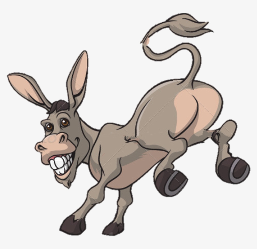 Png Royalty Free Stock Donkey Butt Clipart Donkey Kicking