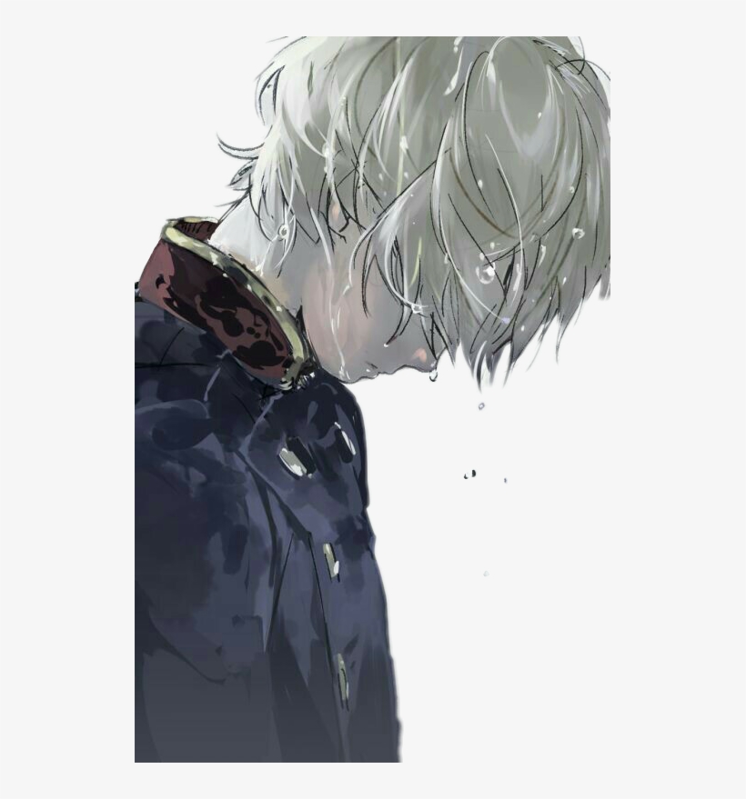 Report Abuse - Anime Boy White Hair, transparent png #1662140