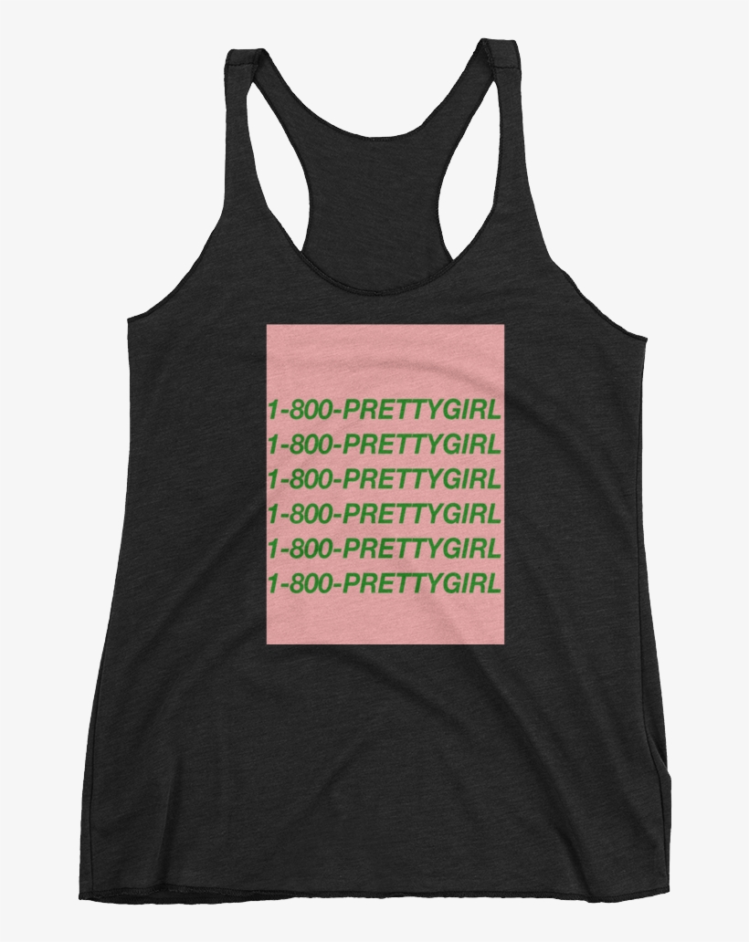 1 800 Prettygirl Hotline Bling Inspired Tank - Ganesh Racerback Tank For Women, transparent png #1662171