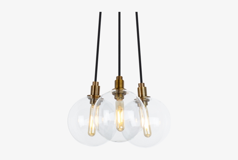 Gambit 3 Light Chandelier 3 Lite Chandelier Clear Aged - Tech Lighting 700gmbmp3c-led9 Gambit 3 Light 9-5/16", transparent png #1662196