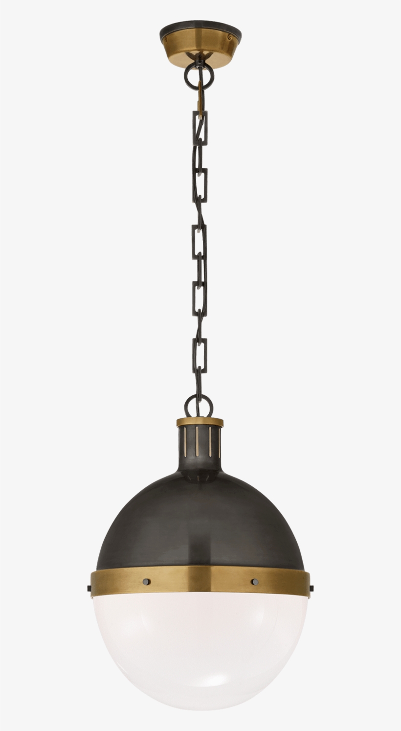 Hicks Large Pendant In Bronze And Hand-rubbed Antique - Ceiling, transparent png #1662223