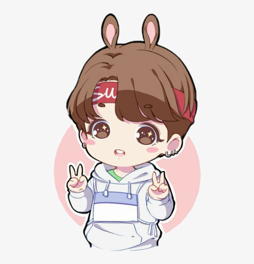 Bts Fan Art Drawing Blood Sweat Tears K Pop Bts Jungkook V Chibi Free Transparent Png Download Pngkey