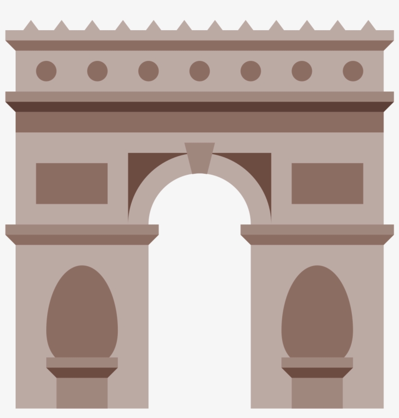 Triumphal Arch Icon - Arco Do Triunfo Png, transparent png #1662703