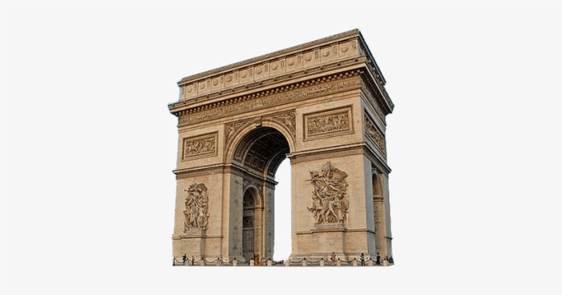 Arco Del Triunfo Paris Vista Lateral - Arc De Triomphe, transparent png #1662756