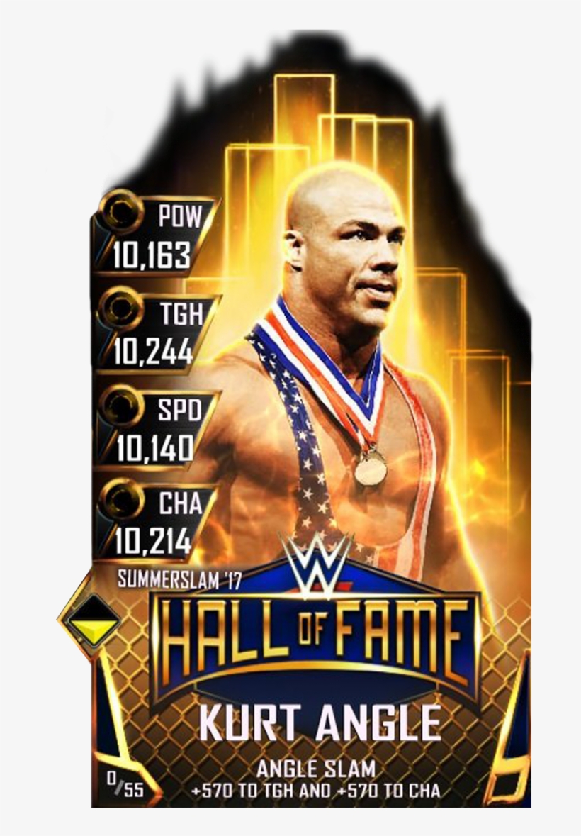 Supercard Kurtangle S3 15 Summerslam17 Halloffame, transparent png #1663051