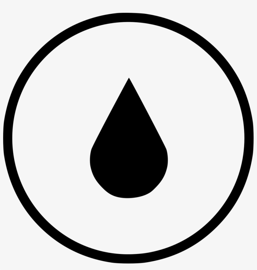 Drop Water Ink Settings Color Options Print Comments - Circle, transparent png #1663104