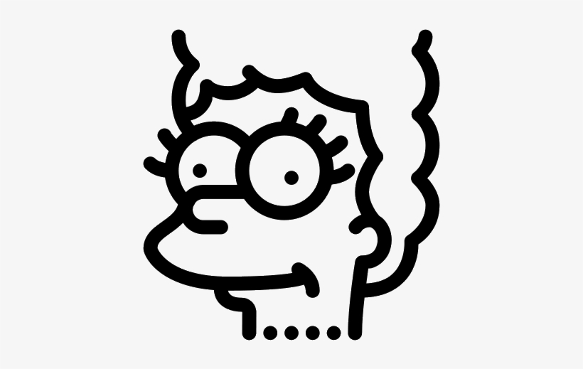 Marge Simpson Icon, transparent png #1663219