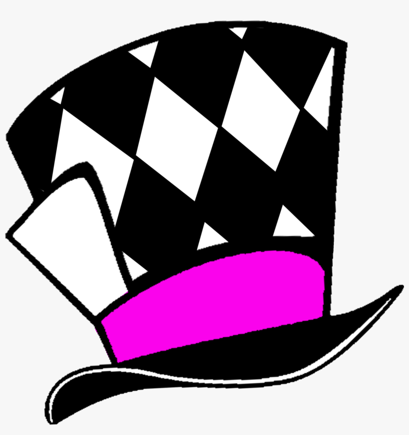 Pin Mad Hatter Hat Clipart - Clip Art Mad Hatter Hat, transparent png #1663311