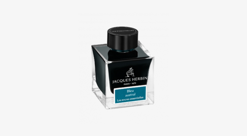 50ml Bottle Bleu Austral - J. Herbin Amethyste De L'oural Ink - 1798 Collection, transparent png #1663446