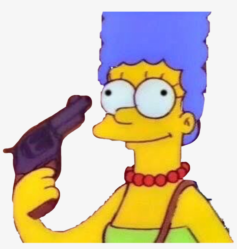 Sad Simpsons Margesimpson Death Tumblr Aesthetic Freeto - Sad Simpsons Aesthetic, transparent png #1663468