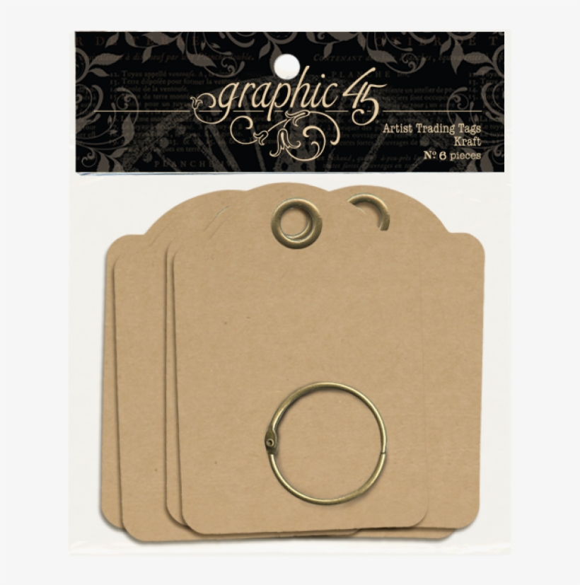 Artist Trading Tags - Graphic 45 Regular Tag Album-ivory By Graphic 45, transparent png #1663469
