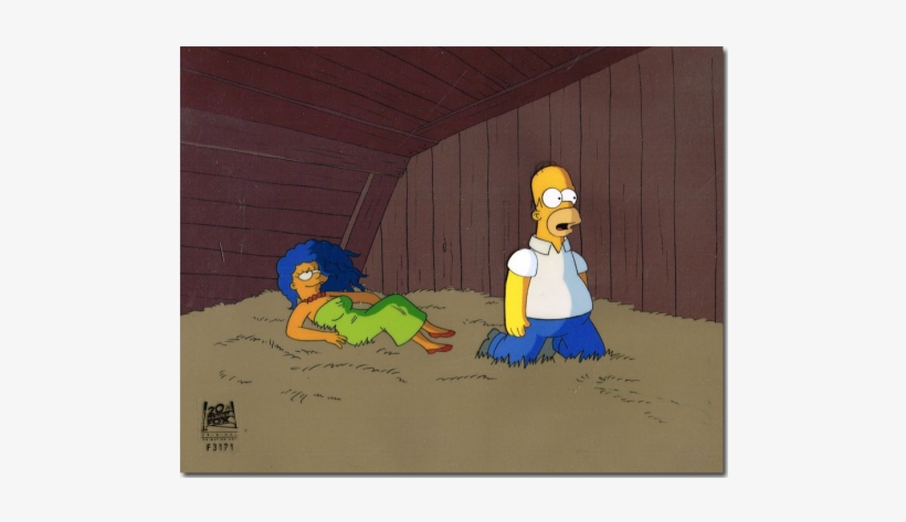 Homer & Marge Simpson - Cartoon, transparent png #1663564