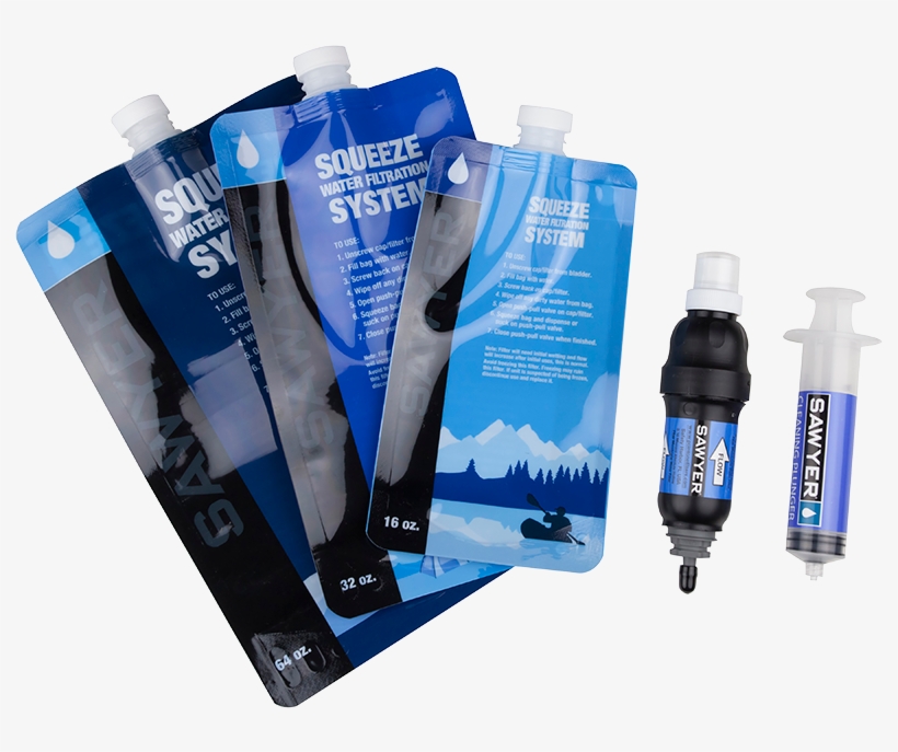 Sp131 - Sawyer Point One Squeeze Water Filter System, transparent png #1663591