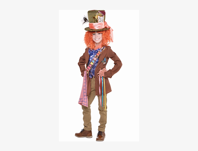 Mad Hatter Costume - Boys Mad Hatter Costume - Alice Through The Looking, transparent png #1663834