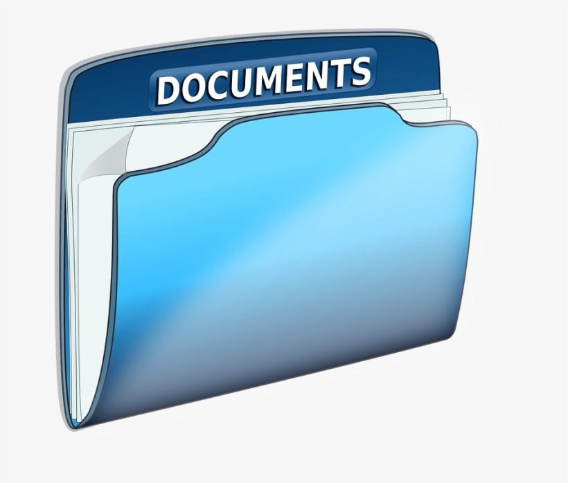 Documents, Folder, Office, Text, File, Blue - Digital Document Png, transparent png #1663881