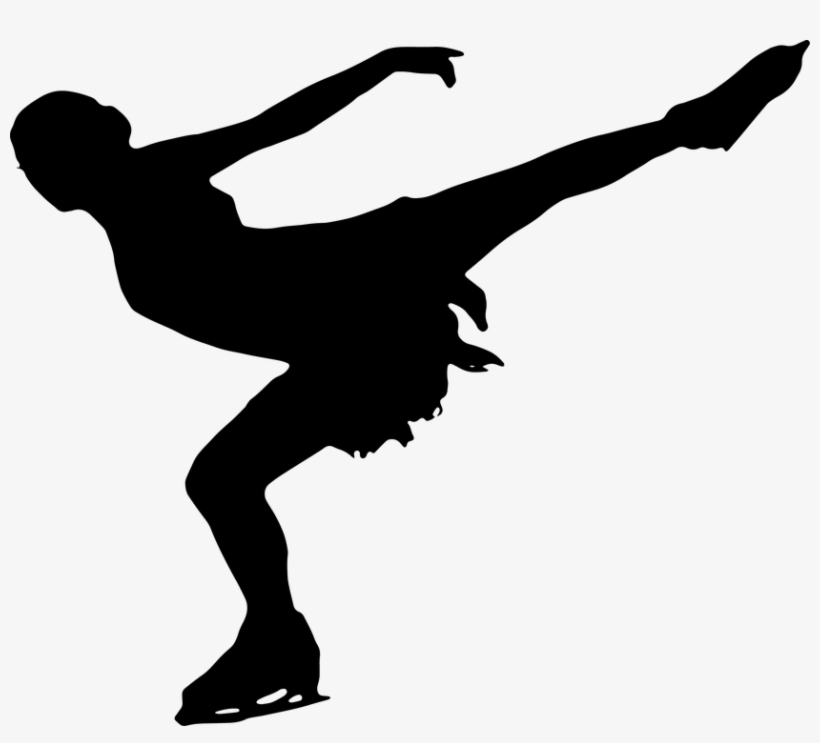 Svg Transparent Download Collection Of Free Fluctuability - Figure Skater, transparent png #1664108