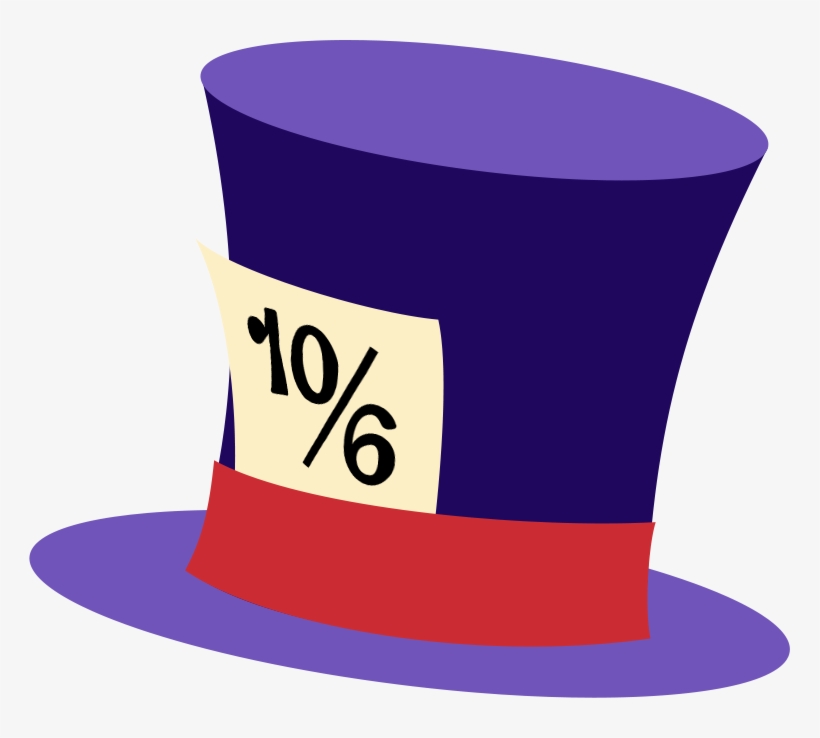 Mad Hatter Hat Clipart, transparent png #1664130