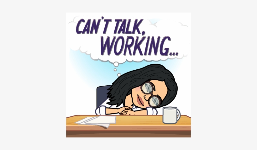 The Excitement Of Oona's Engagement Still Lingers And - Homework Bitmoji, transparent png #1664197