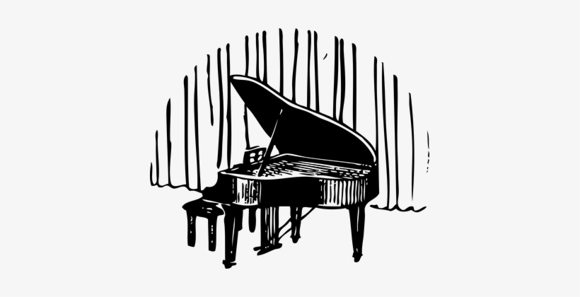 Piano Front Open Cover Curtain Key Sound M - Pensées Positives / Musique De Détente Pour Le Bien-être,, transparent png #1664377