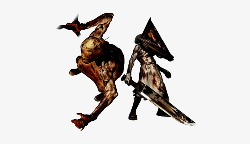 Valtiel & Pyramid Head - Silent Hill Pyramid Head, transparent png #1664662