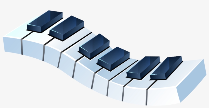 Piano Musical Keyboard Drawing - Caricatura Teclas De Piano, transparent png #1664921