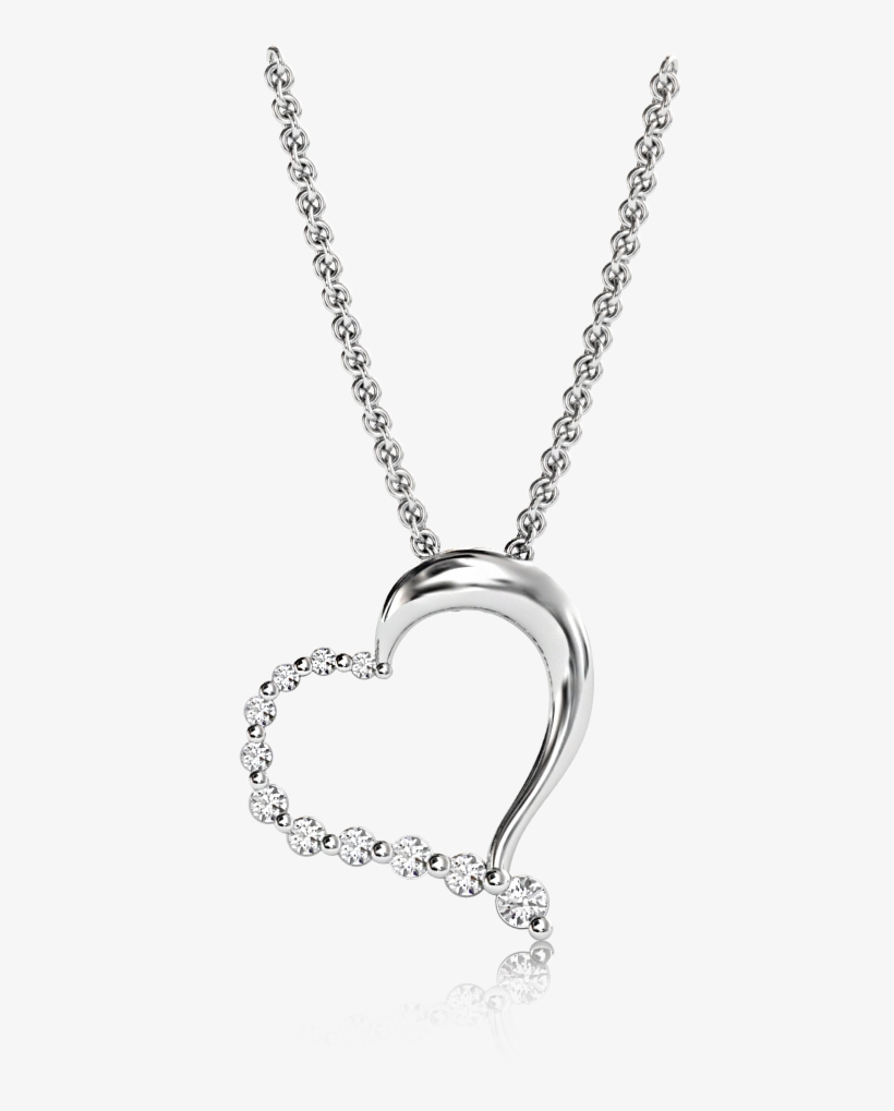 The Browns Journey Heart Diamond Pendant - Heart Pendant Png, transparent png #1664950