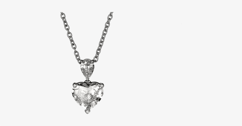 Diamond Heart - Pendant, transparent png #1665301