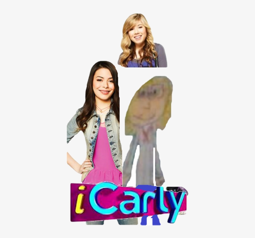 Carly Kayla And Sam With The Icarly Logo - Icarly Annual 2012, transparent png #1665373