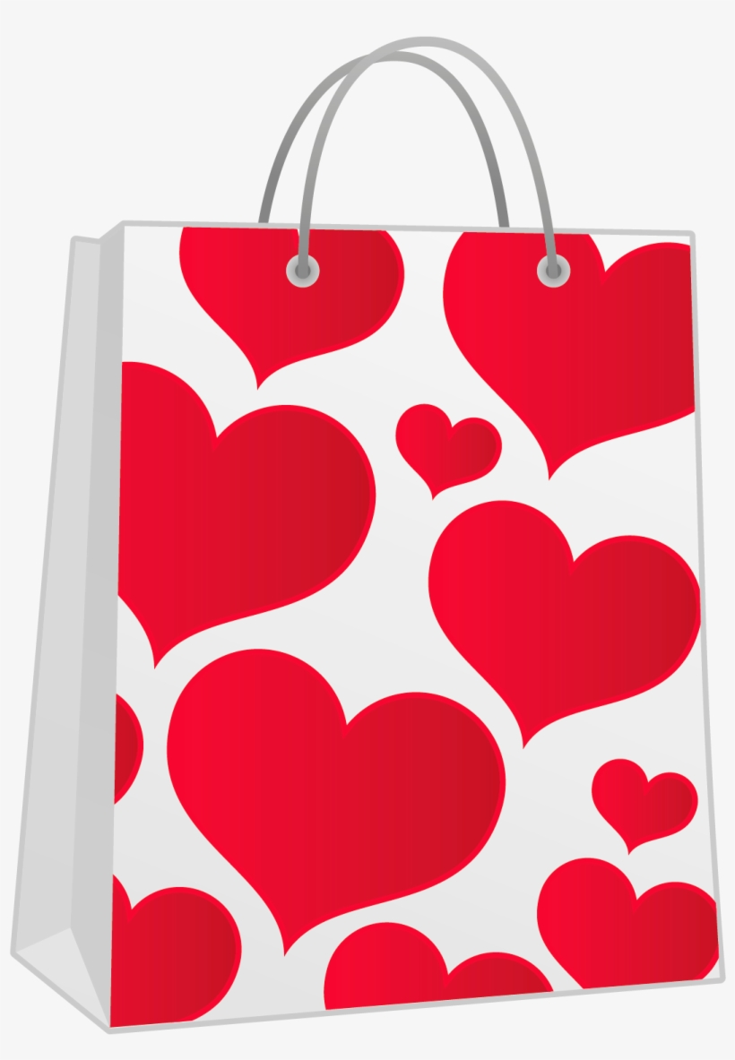 Valentine's Day Shopping Bag, transparent png #1665855