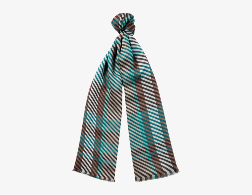 Callista Abstract Tartan Scarf - Stole, transparent png #1666224