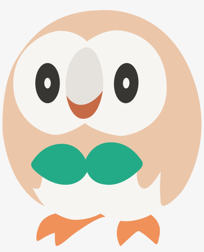 Sumo Spoiler[sumo Spoiler] My Minimalist Rowlet - Rowlet Minimalist, transparent png #1666353