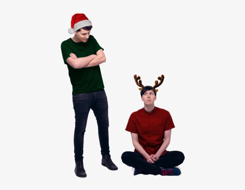 Png, Pngs, And Phil Lester Image - Amscan Plush Reindeer Antlers Headband, transparent png #1666404