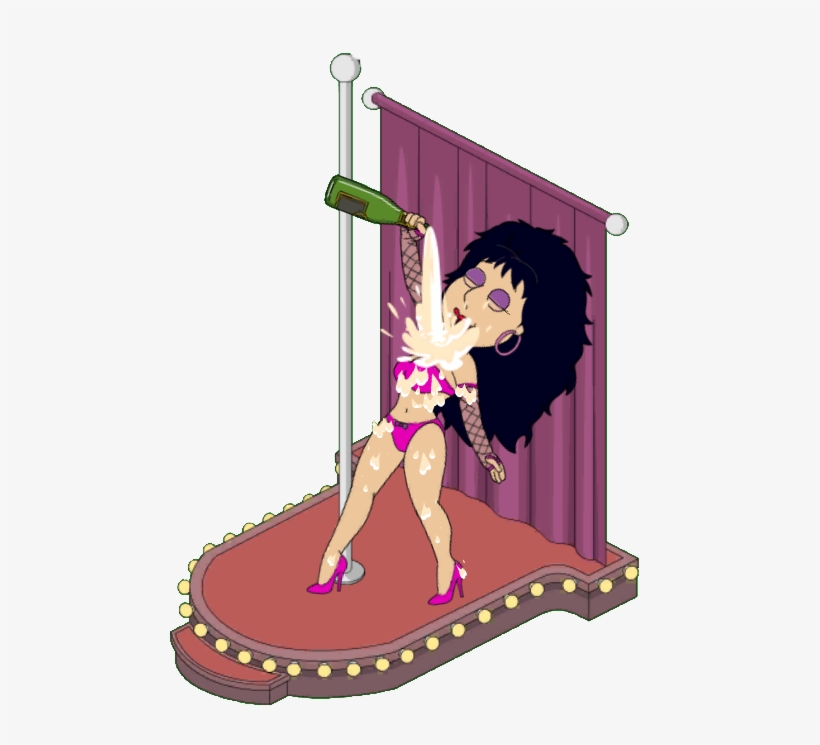 Bunny Transparent Pole Dancing - Bonnie Art Family Guy, transparent png #1666447
