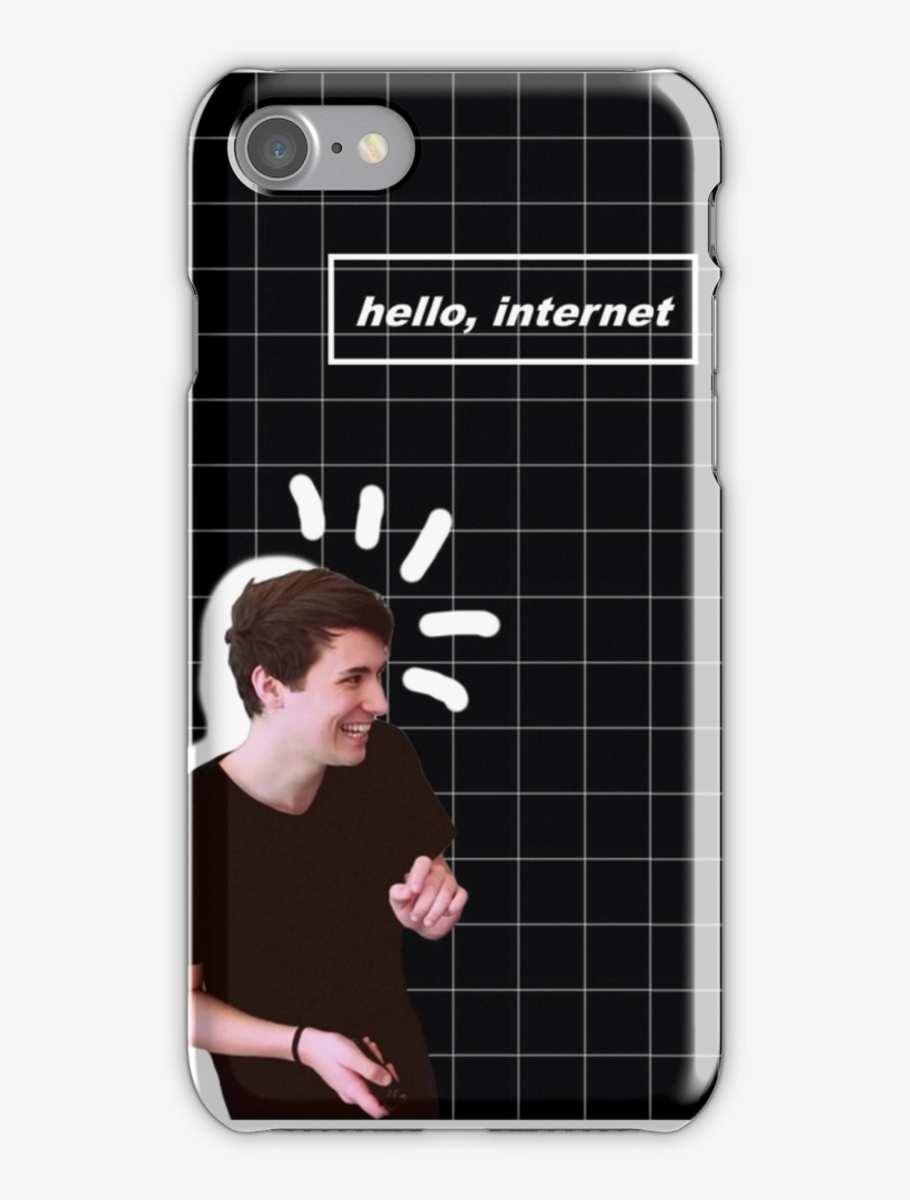 Dan Howell Grid Aesthetic Iphone 7 Snap Case - Iphone, transparent png #1666601