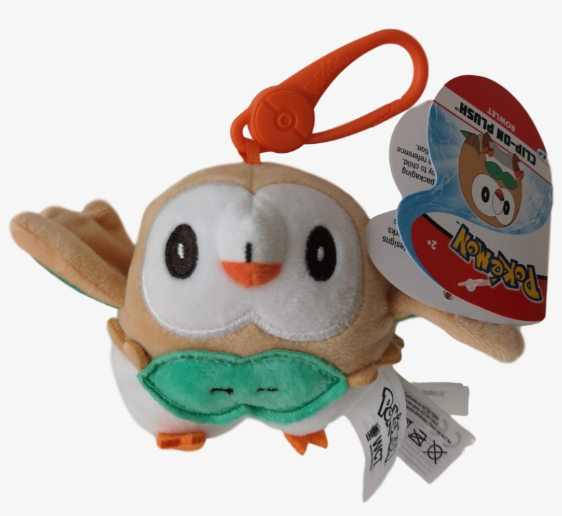 Official Pokemon Clip On Plush - Stuffed Toy, transparent png #1666786