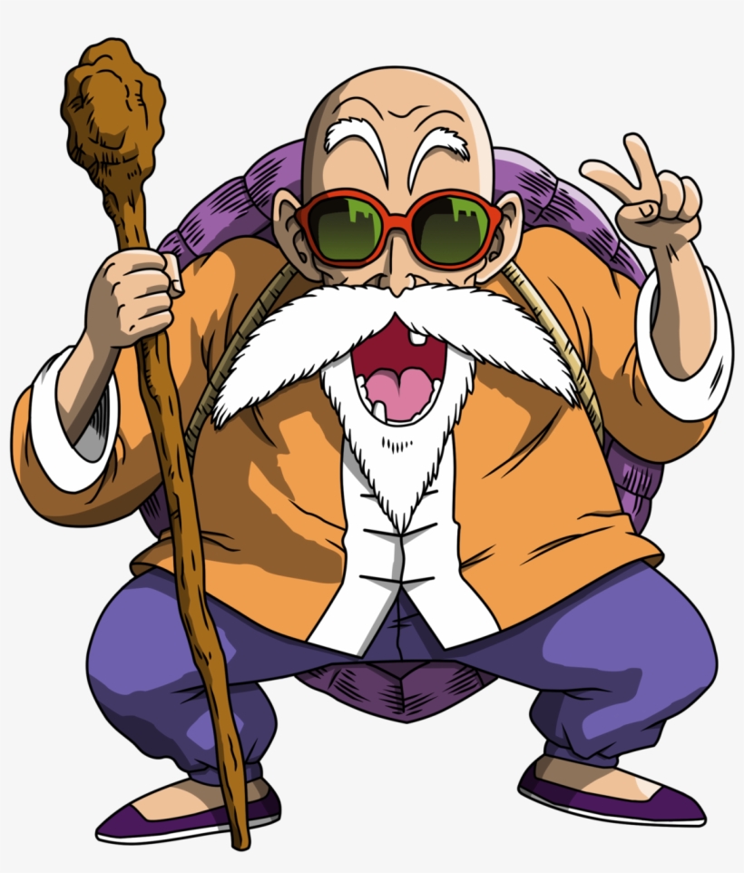 Dragon Ball Master Roshi Peace Free Transparent PNG Download PNGkey
