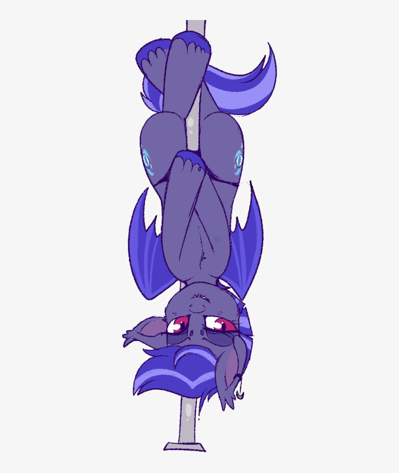 Lulubell, Bat Pony, Female, Hanging, Mare, Oc, Oc - Cartoon, transparent png #1666852