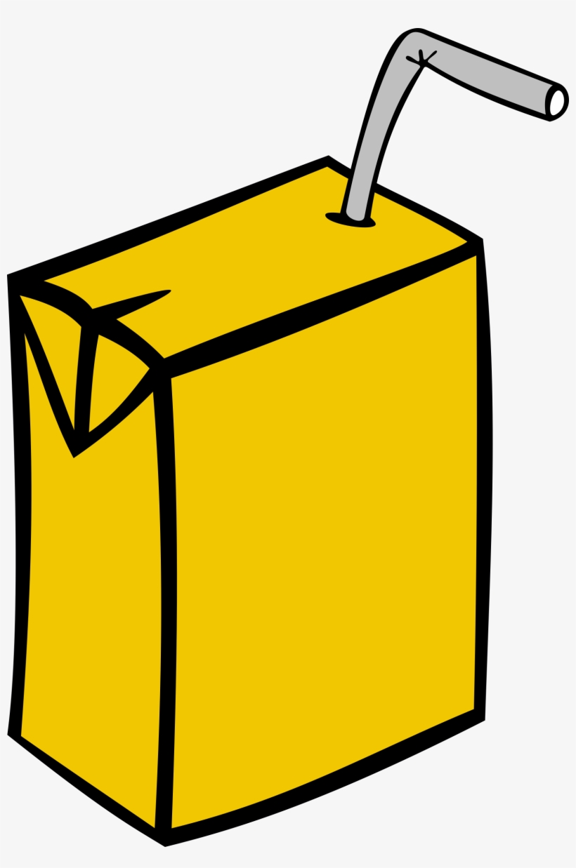 This Free Icons Png Design Of Juice Box With Straw, transparent png #1666945