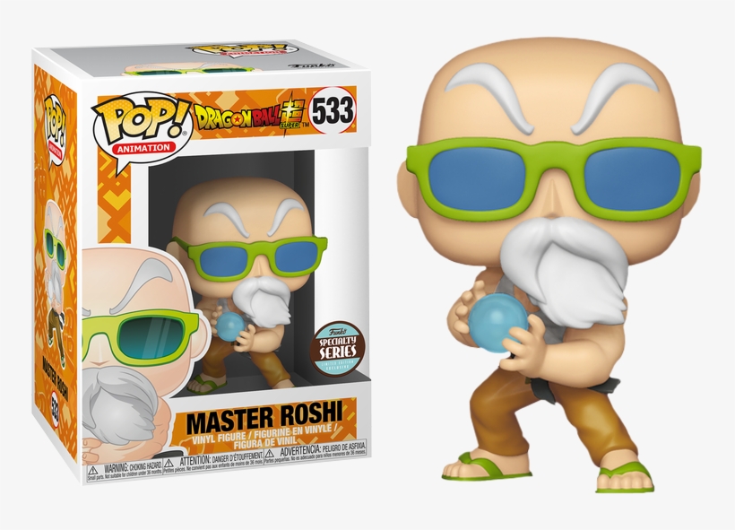 Dragon Ball Master Roshi - Funko Dragon Ball Pop! Animation Super Saiyan Rose, transparent png #1666968