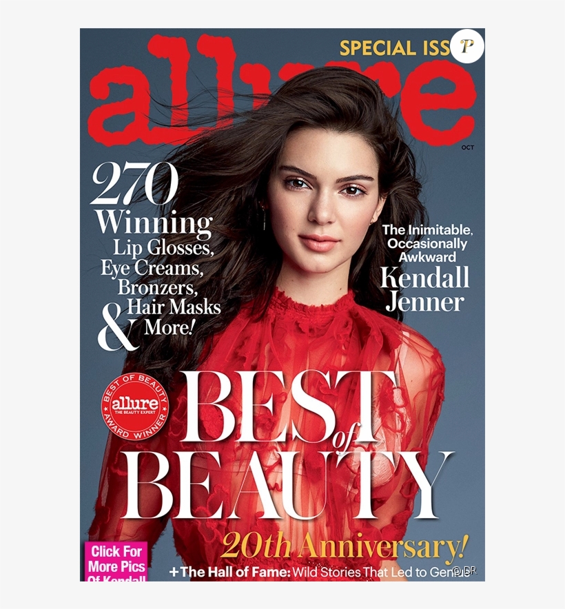Kendall Jenner Se Confie Sur Sa Vie Amoureuse Dans - Kendall Jenner Allure, transparent png #1667222