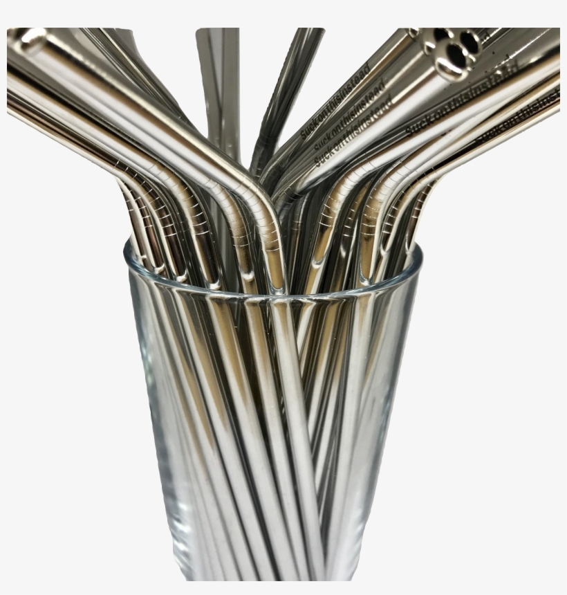 Reusable Steel Straws - Reusable Straws, transparent png #1667225